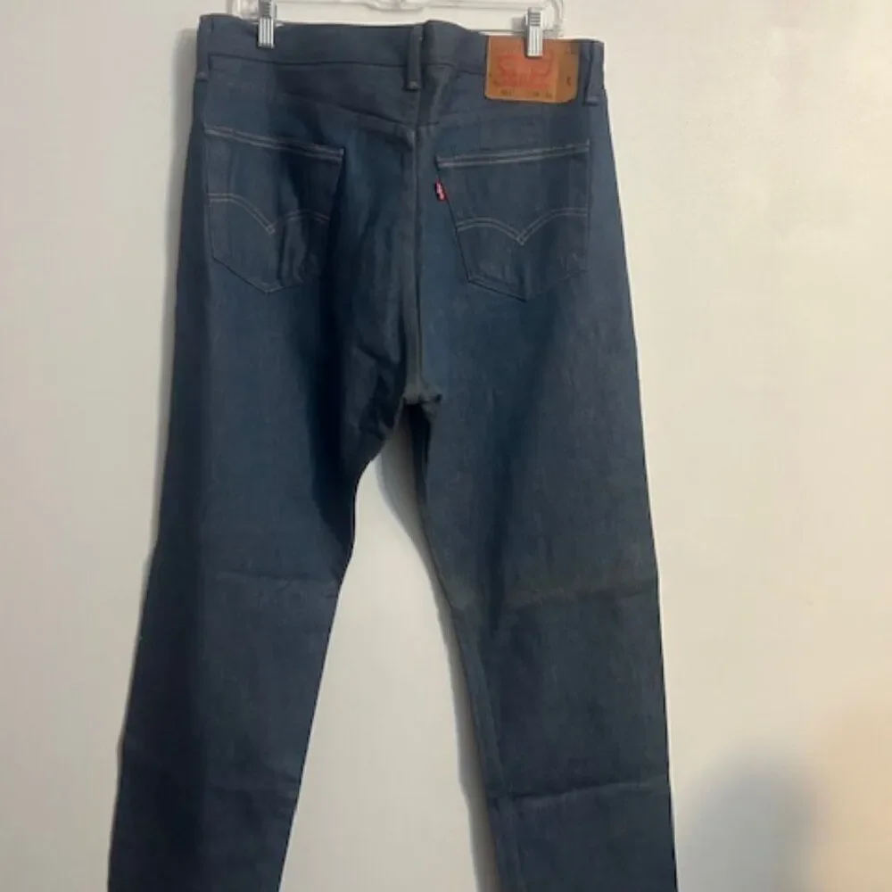 501 button-fly 5 pocket denim jeans, size 38/32